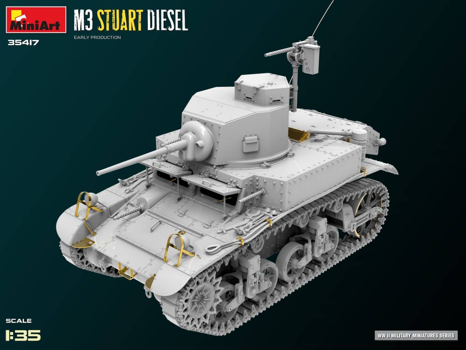 M3 STUART DIESEL. EARLY PRODUCTION – Image 10