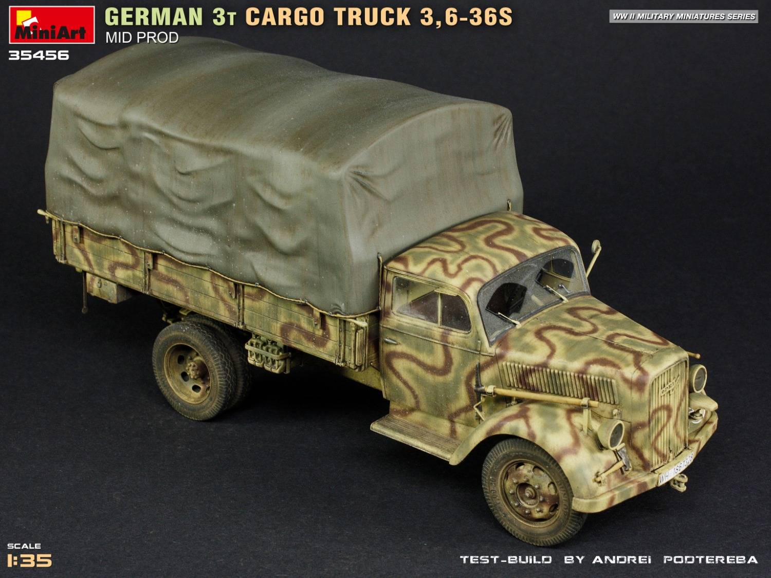 GERMAN 3T CARGO TRUCK 3,6-36S MID PROD – Image 9