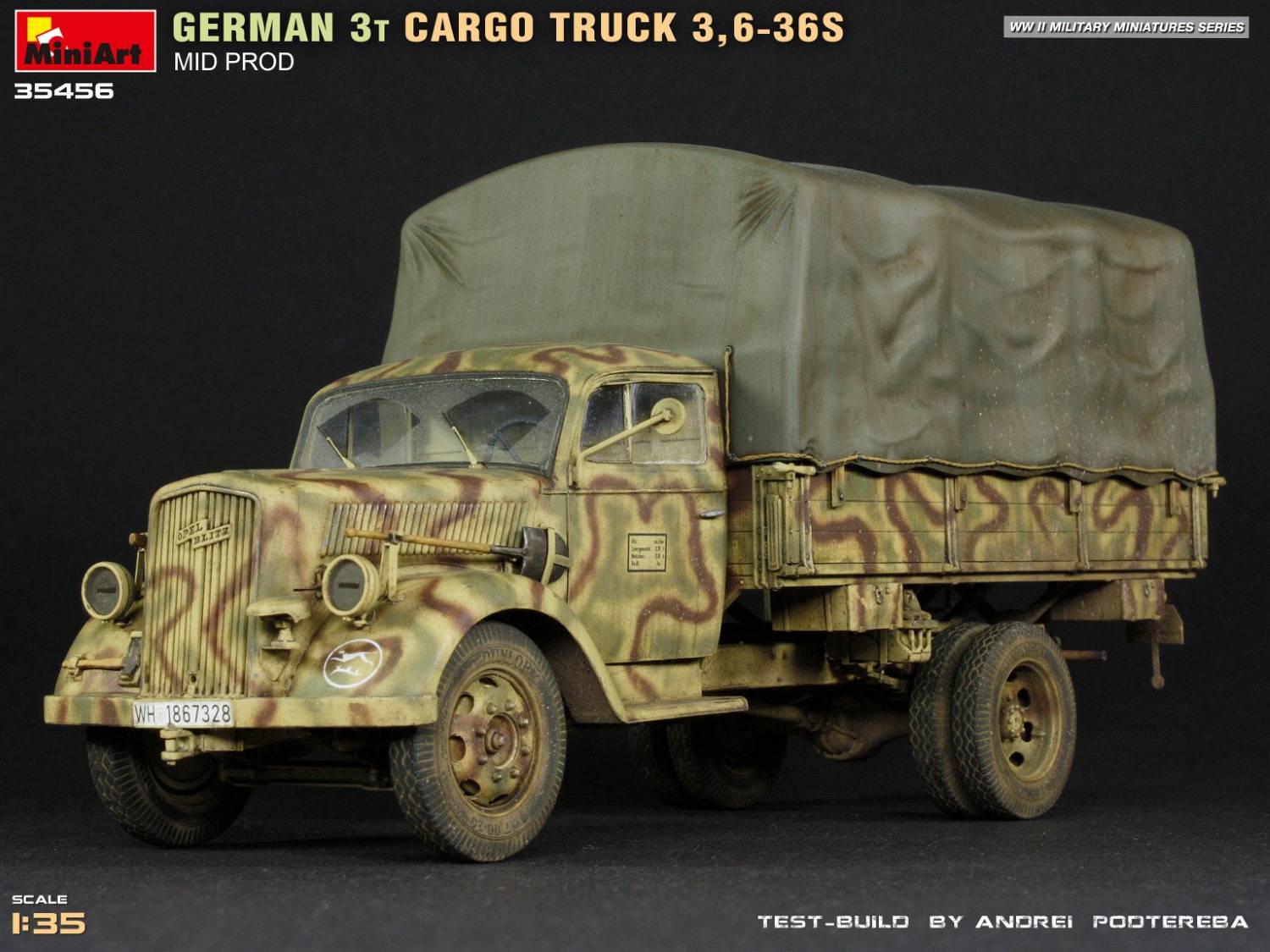 GERMAN 3T CARGO TRUCK 3,6-36S MID PROD – Image 10