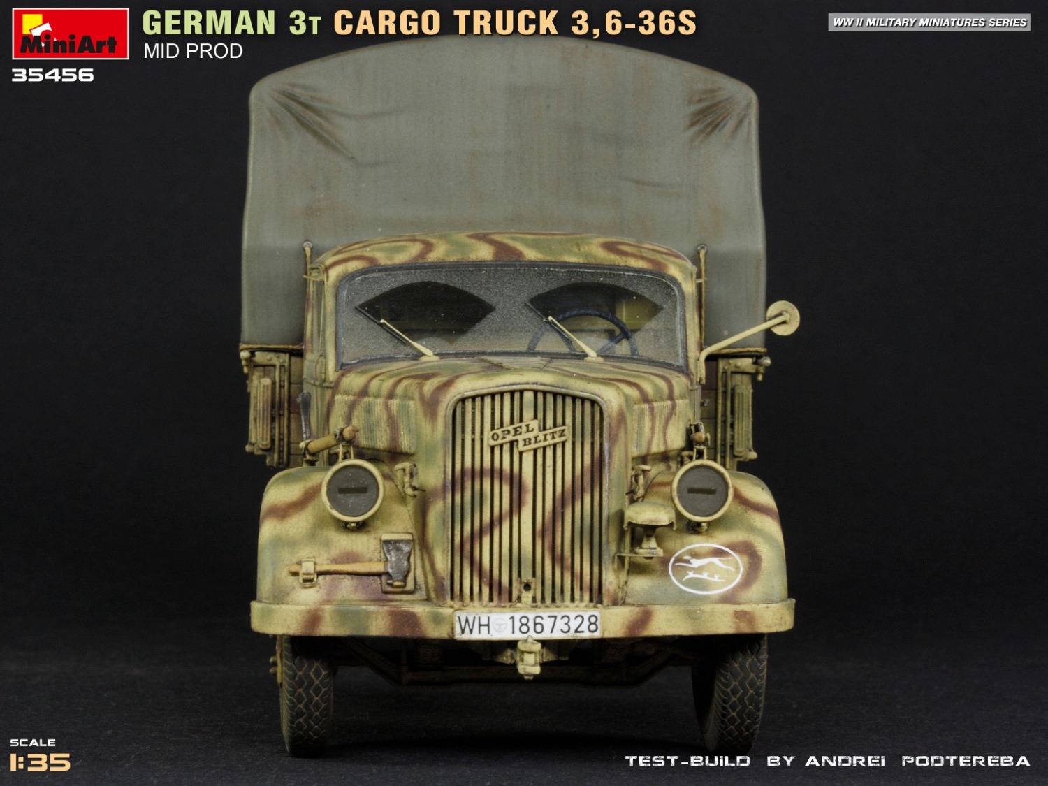 GERMAN 3T CARGO TRUCK 3,6-36S MID PROD – Image 12