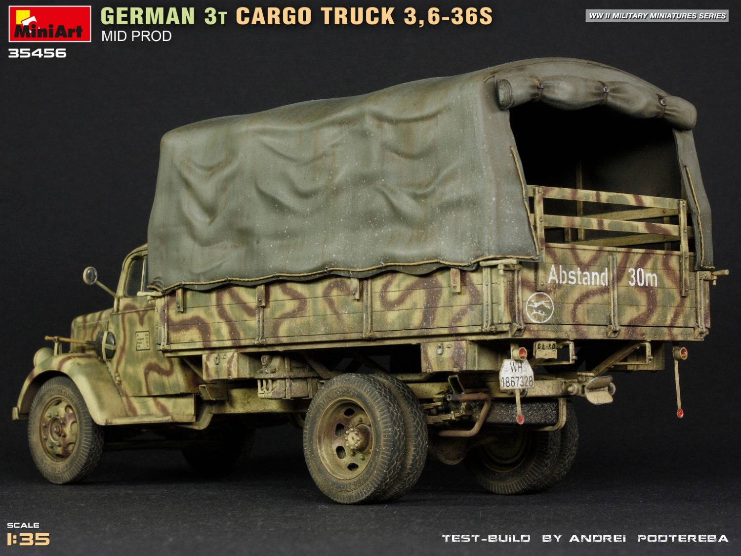 GERMAN 3T CARGO TRUCK 3,6-36S MID PROD – Image 13