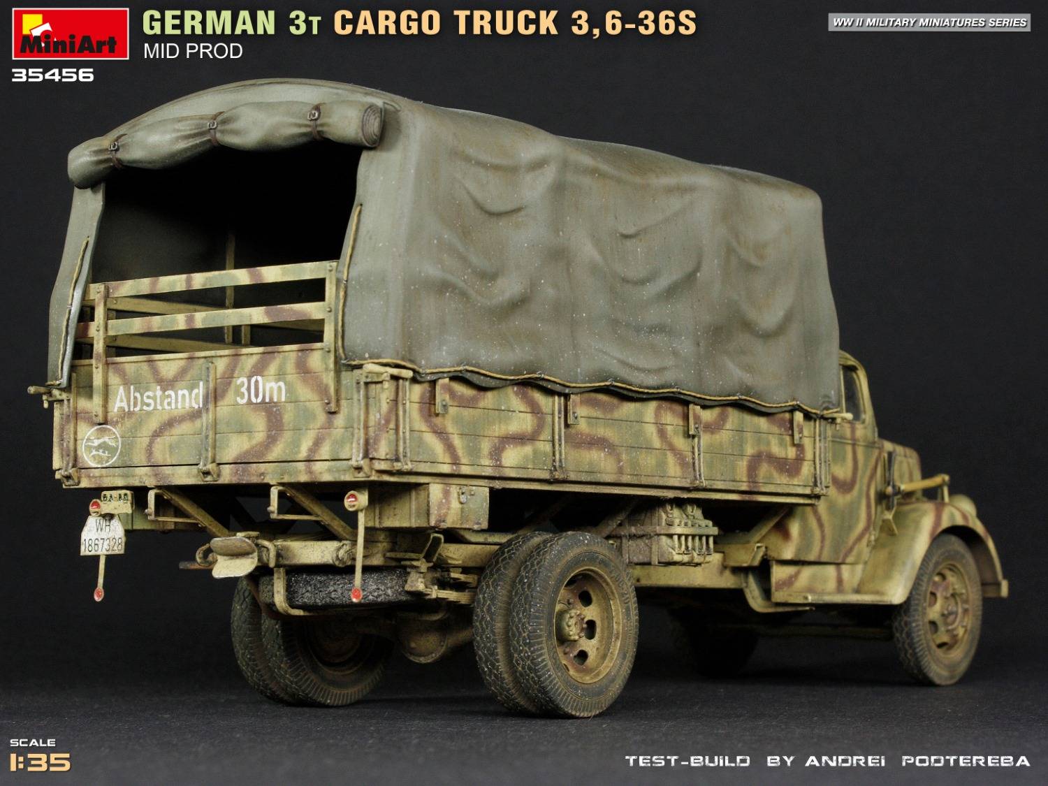 GERMAN 3T CARGO TRUCK 3,6-36S MID PROD – Image 14