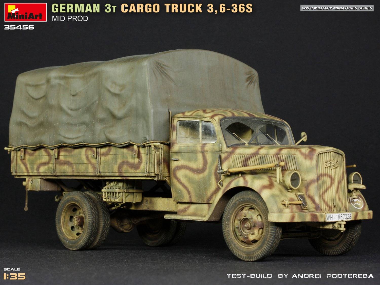 GERMAN 3T CARGO TRUCK 3,6-36S MID PROD – Image 15