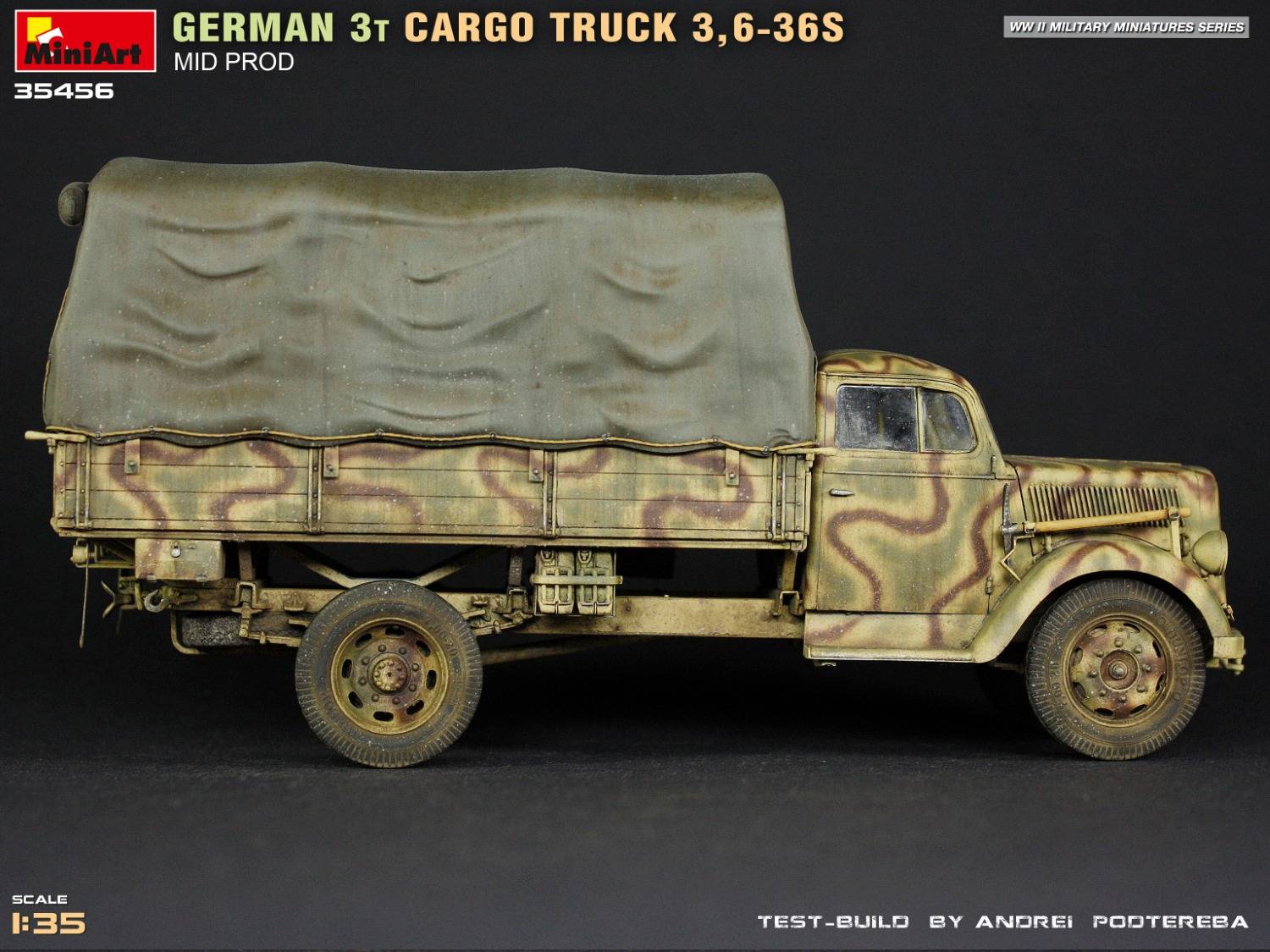 GERMAN 3T CARGO TRUCK 3,6-36S MID PROD – Image 17