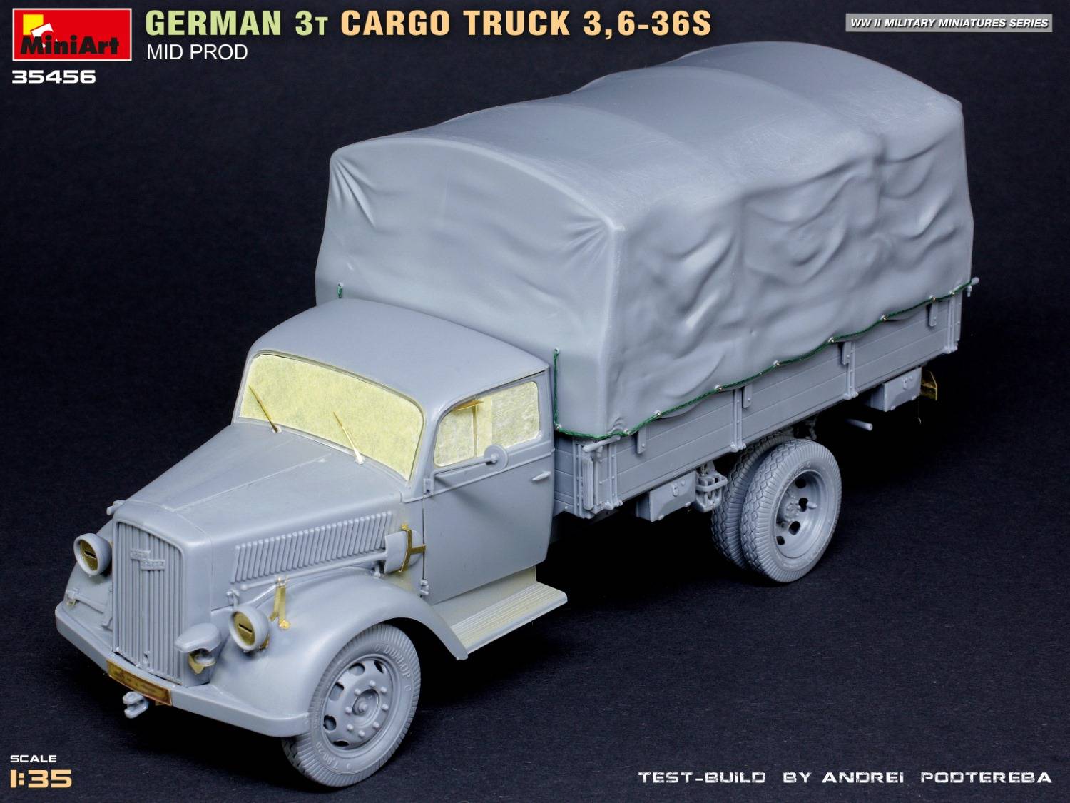 GERMAN 3T CARGO TRUCK 3,6-36S MID PROD – Image 19
