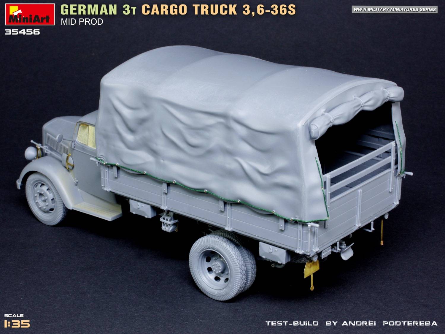 GERMAN 3T CARGO TRUCK 3,6-36S MID PROD – Image 20
