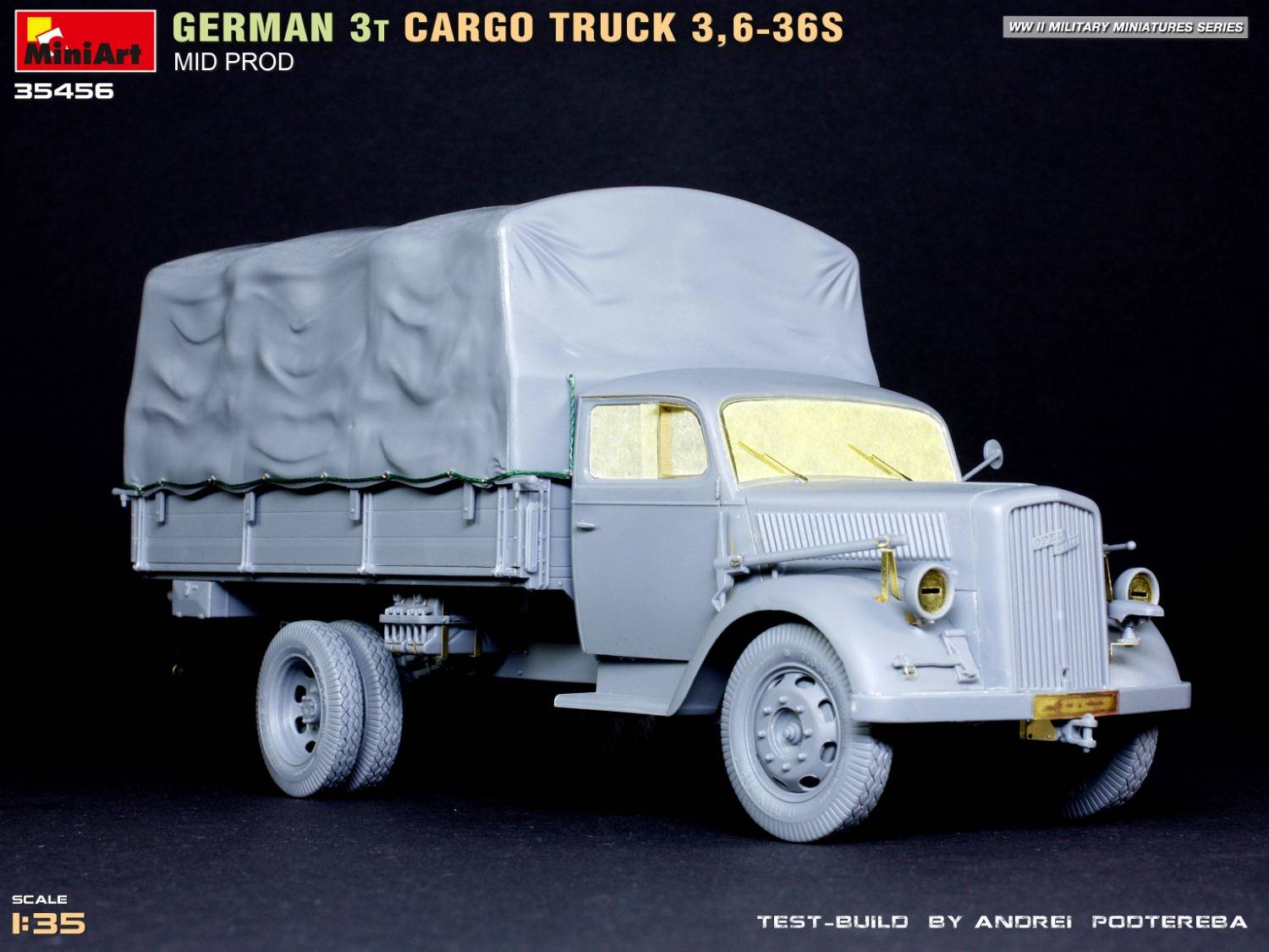 GERMAN 3T CARGO TRUCK 3,6-36S MID PROD – Image 21