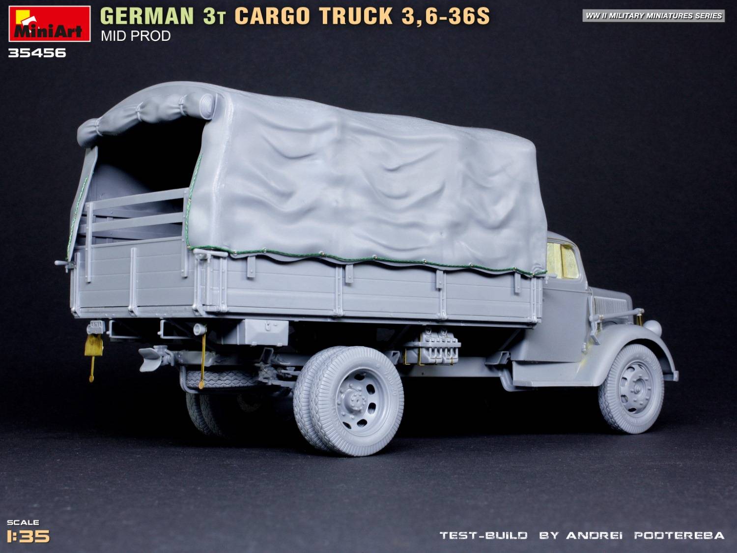 GERMAN 3T CARGO TRUCK 3,6-36S MID PROD – Image 22