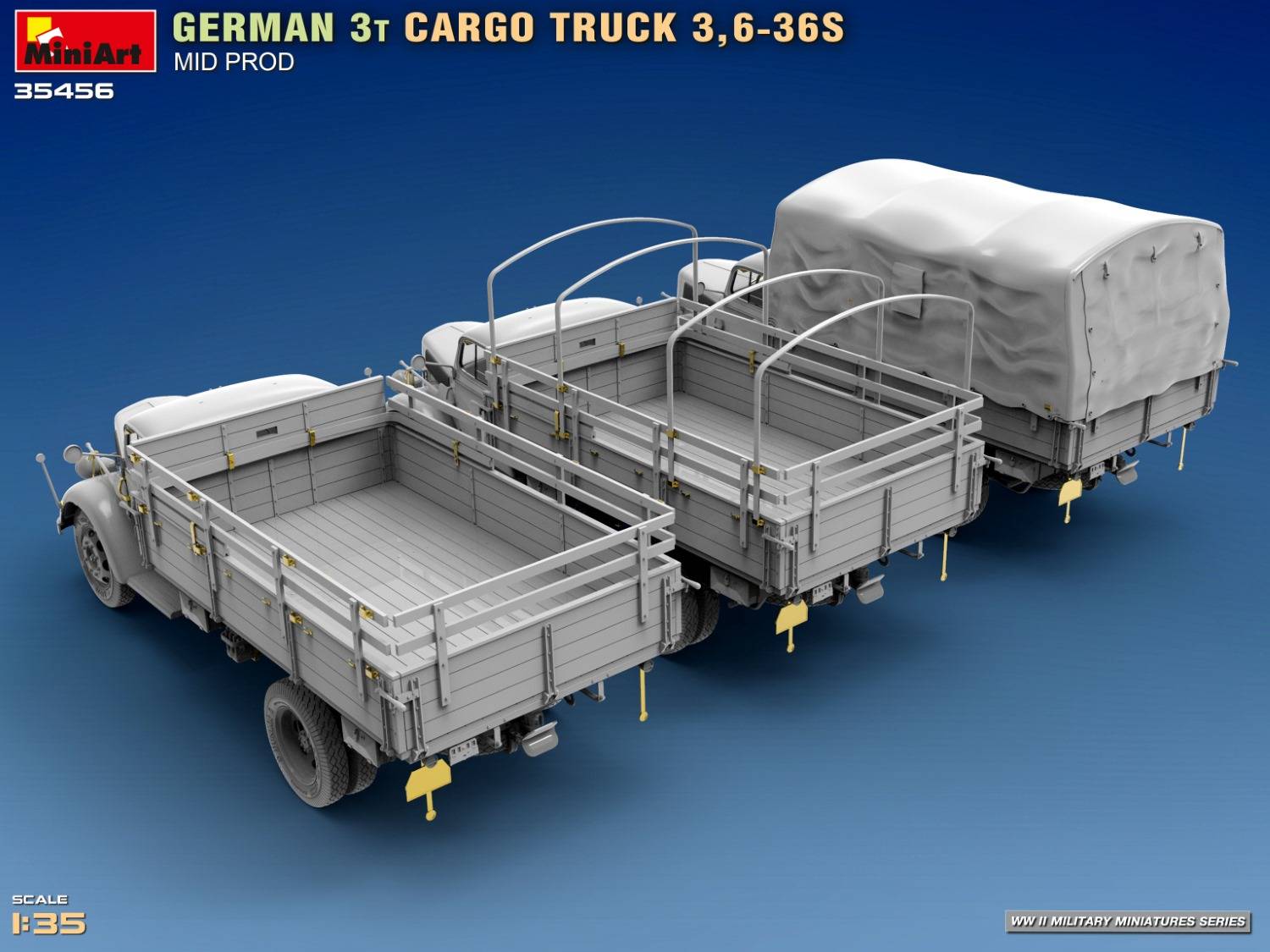 GERMAN 3T CARGO TRUCK 3,6-36S MID PROD – Image 24