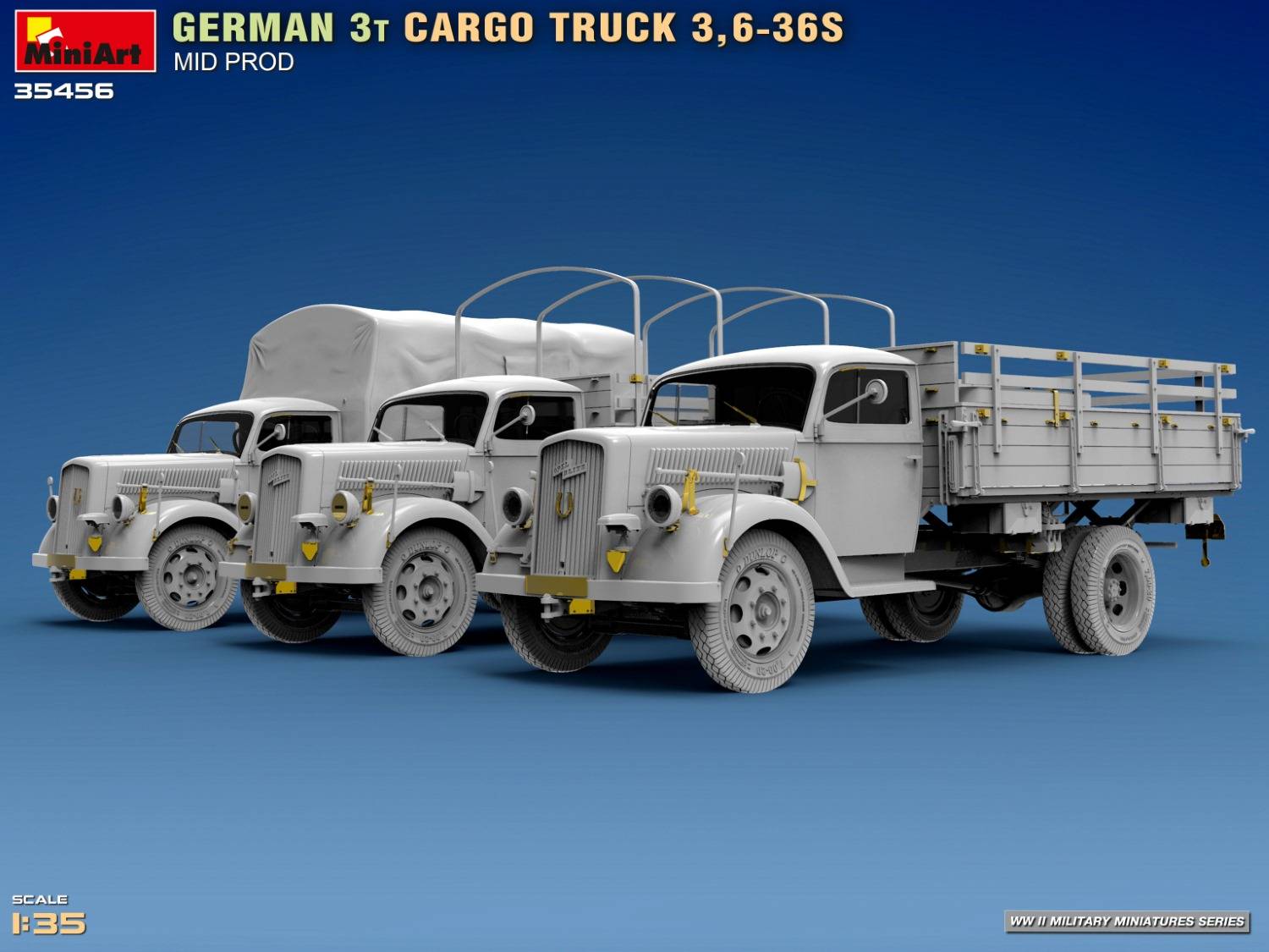 GERMAN 3T CARGO TRUCK 3,6-36S MID PROD – Image 26