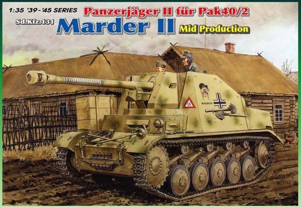 Panzerjäger II für Pak 40/2, Sd.Kfz.131 Marder II Mid Production