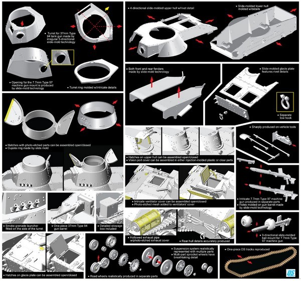 IJA Type 95 Light Tank "Ha-Go" Early Production – Image 3