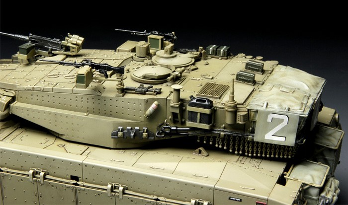Israeli Main Battle Tank Merkava Mk.3 BAZ w/Nochri Dalet Mine Roller System – Image 6