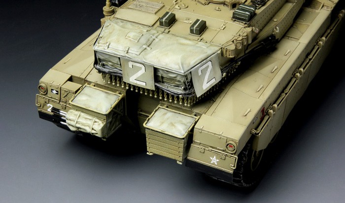 Israeli Main Battle Tank Merkava Mk.3 BAZ w/Nochri Dalet Mine Roller System – Image 7