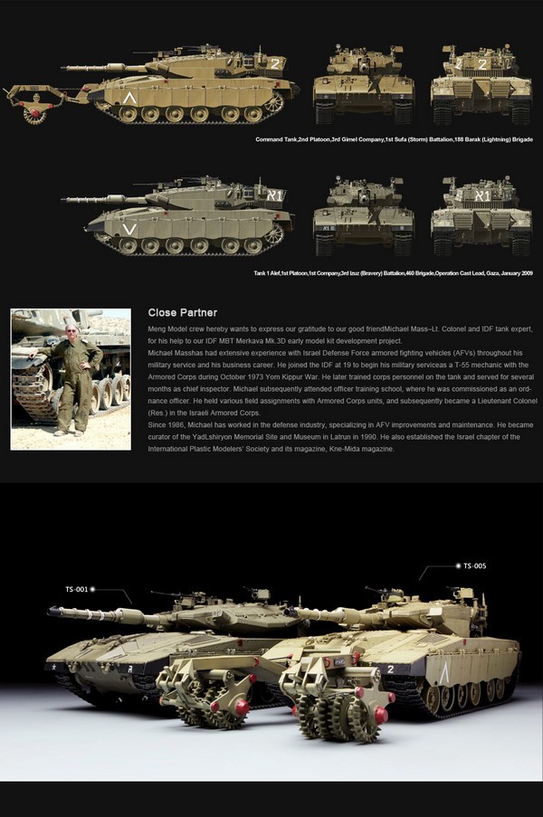 Israeli Main Battle Tank Merkava Mk.3 BAZ w/Nochri Dalet Mine Roller System – Image 12