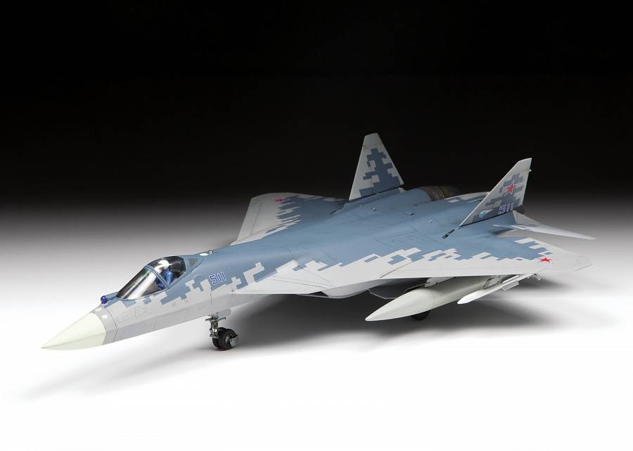 Avion Chasseur russe de cinquième génération Sukhoi Su-57 – Image 3