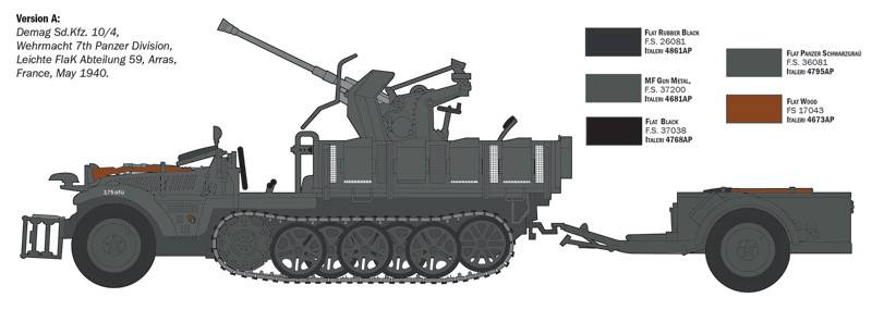 SD.KFZ.10/4 with FLAK 30 and crew – Image 12