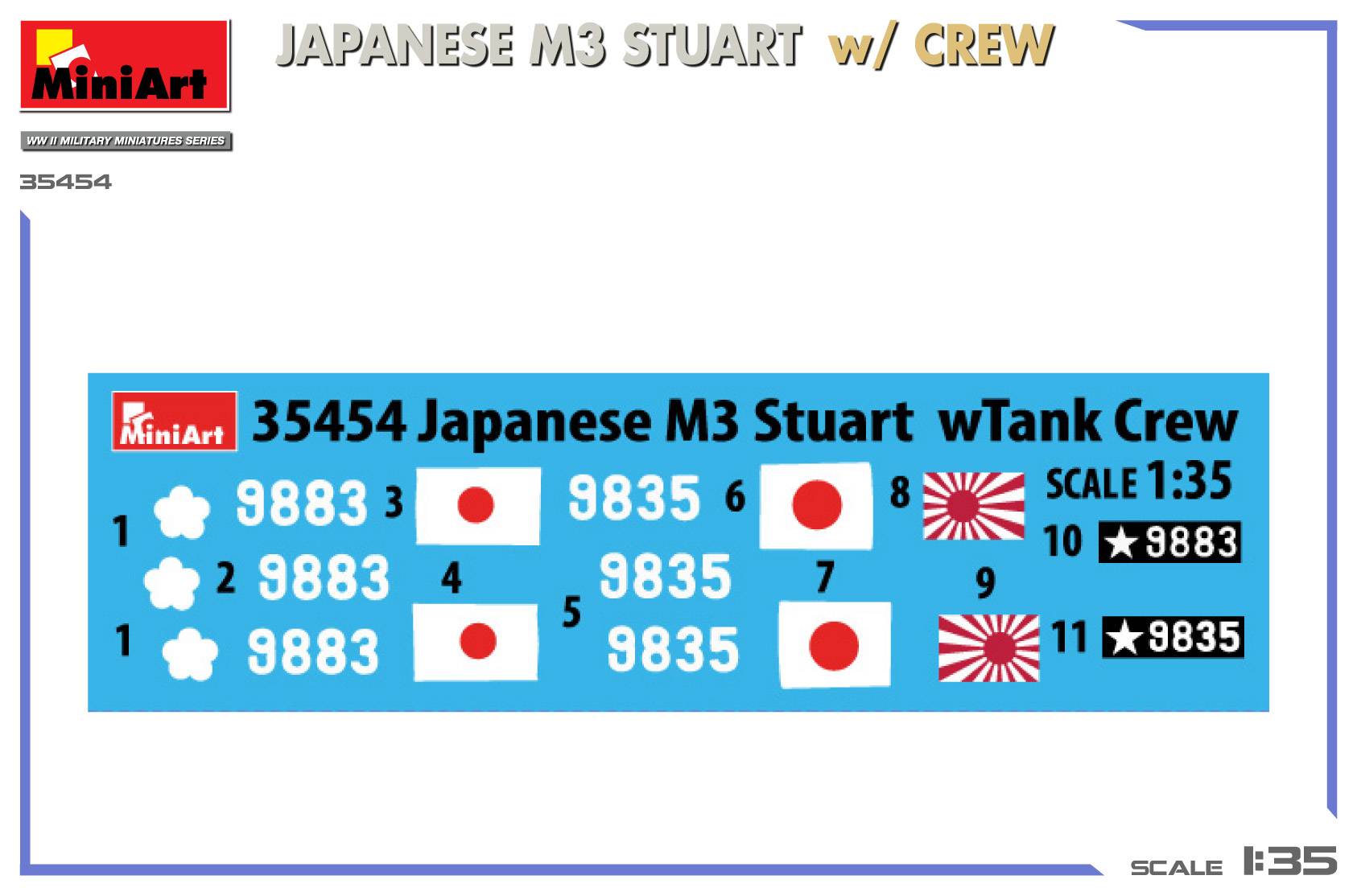 JAPANESE M3 STUART w/CREW – Image 2