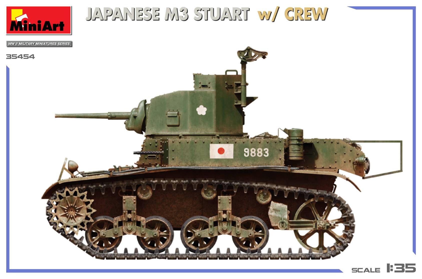 JAPANESE M3 STUART w/CREW – Image 4