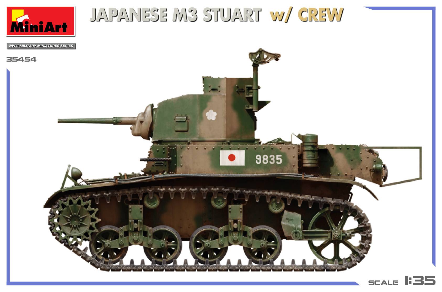 JAPANESE M3 STUART w/CREW – Image 7