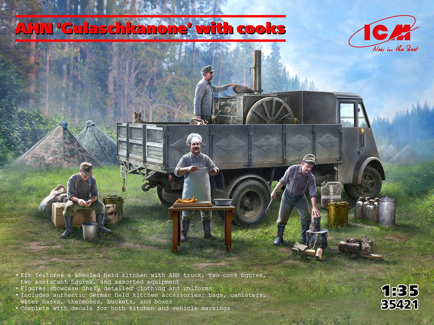 AHN “Gulaschkanone” with cooks