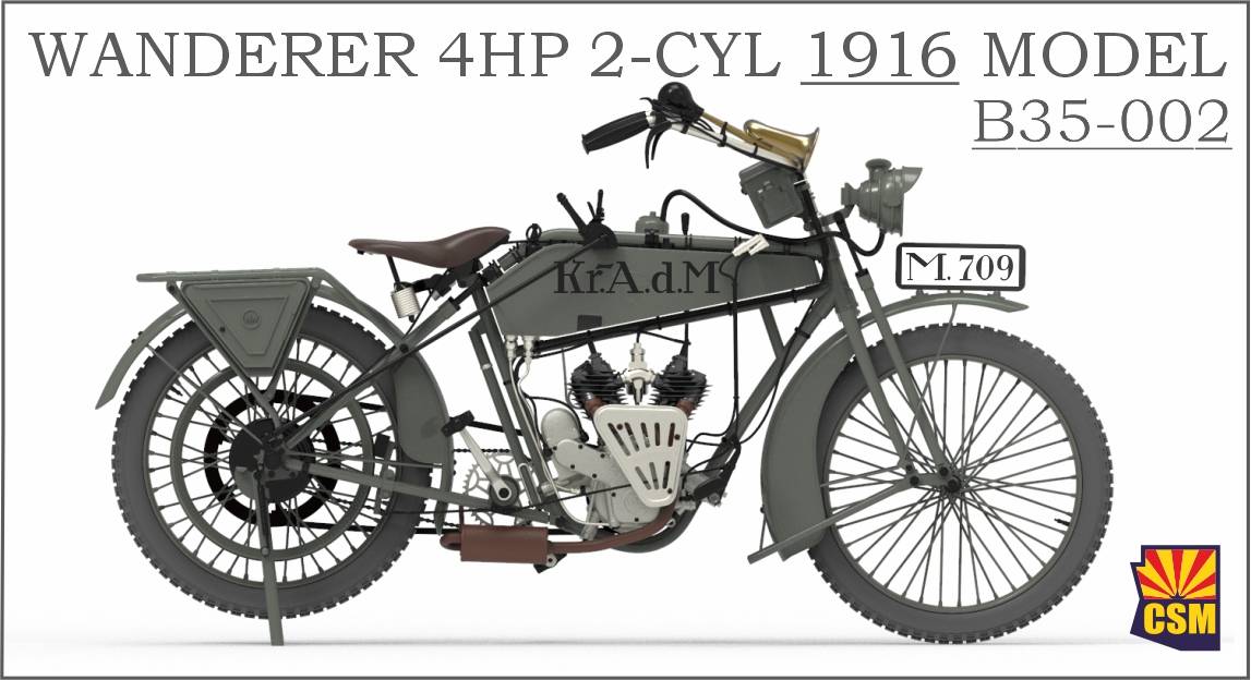 Wanderer 4hp 2-cyl 1916 Model
