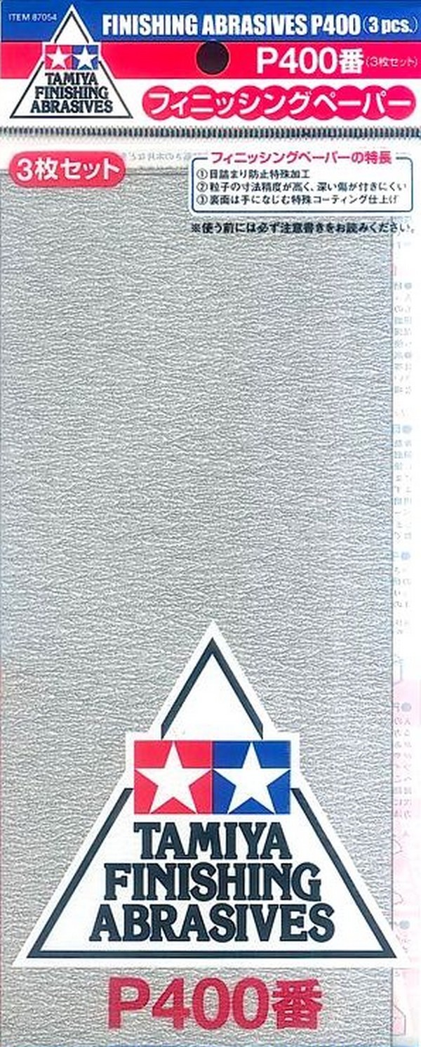 Papier abrasif P400 x3