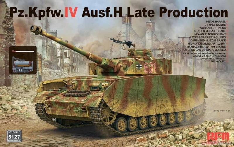 Sd.Kfz.161/1 Panzerkampfwagen IV Ausf. H Late Production