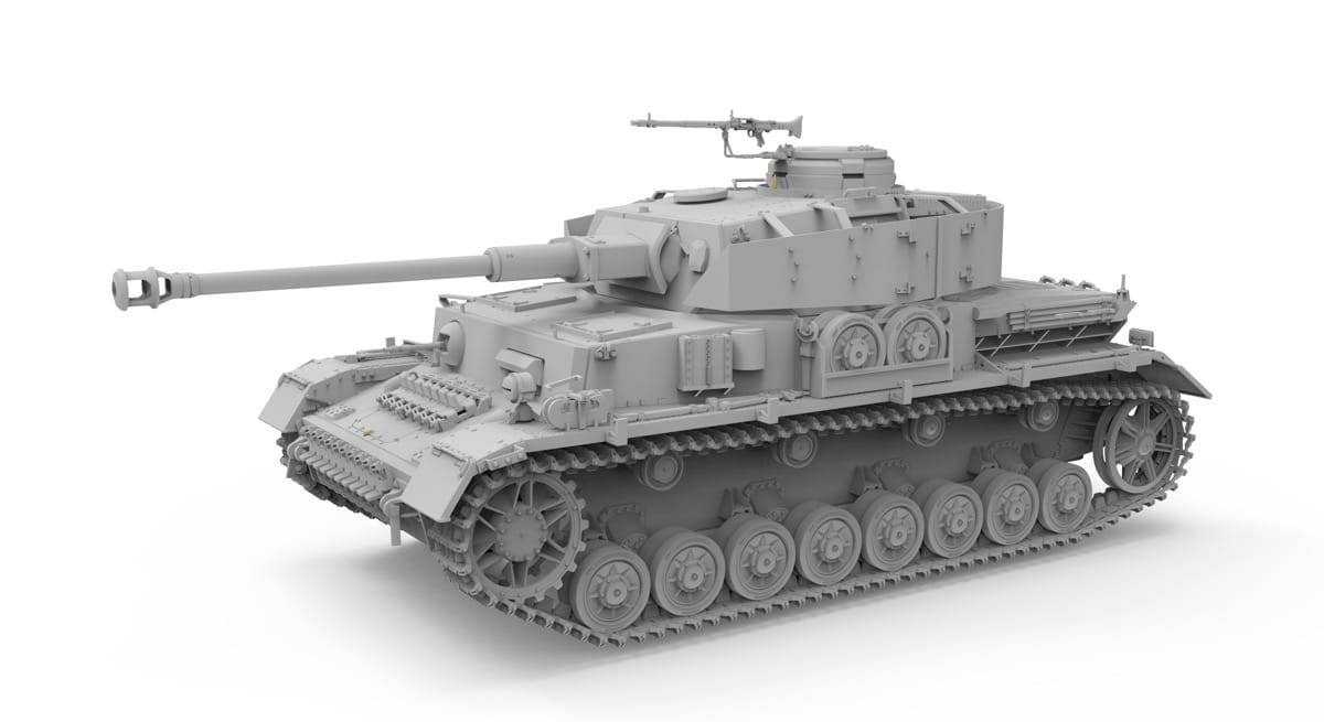 Pz.Kpfw.IV Ausf. J Early/Mid & Railway Flatbed Ommr Limited Edition – Image 5