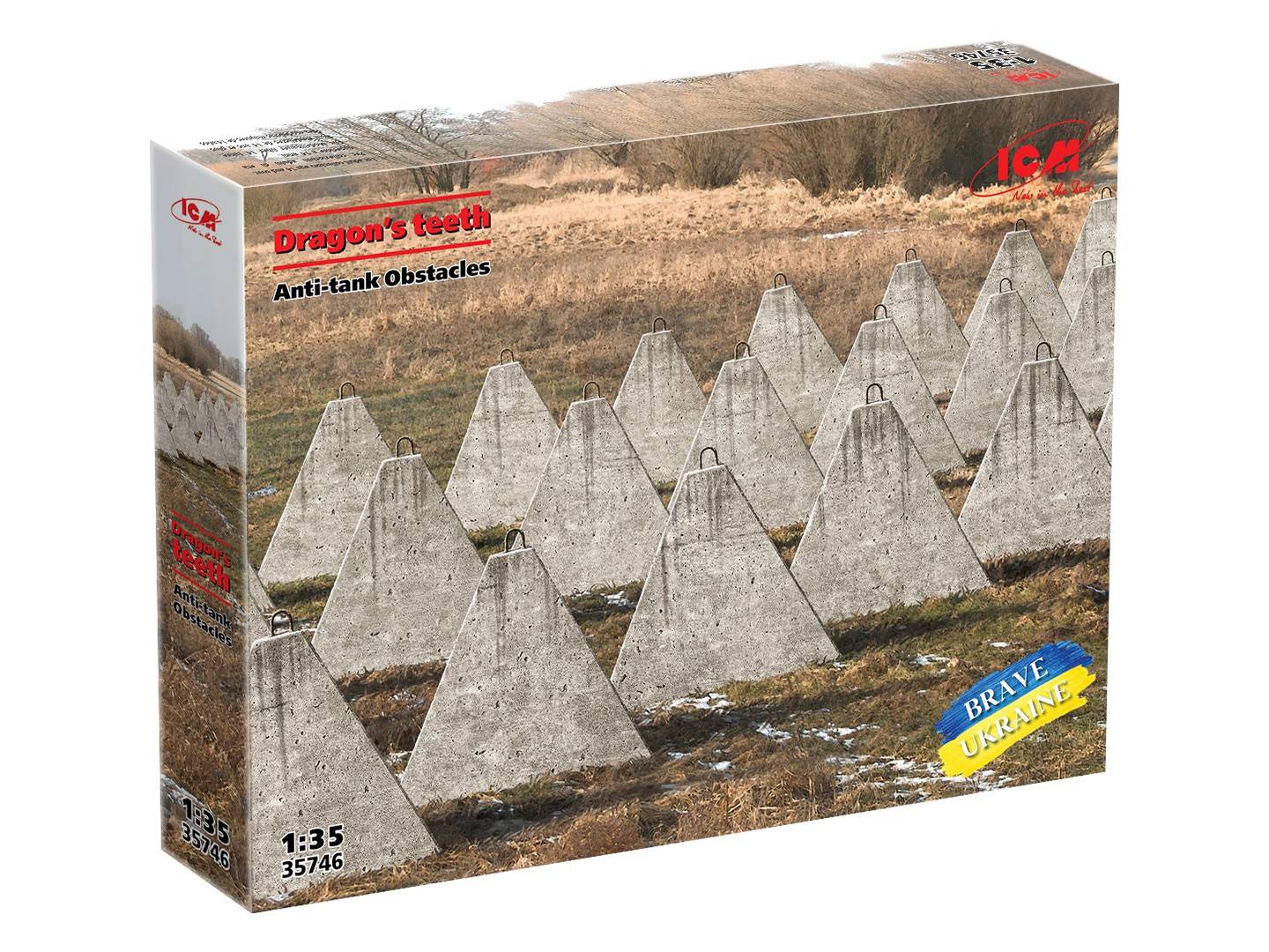 'Dragon's teeth' Anti-tank Obstacles