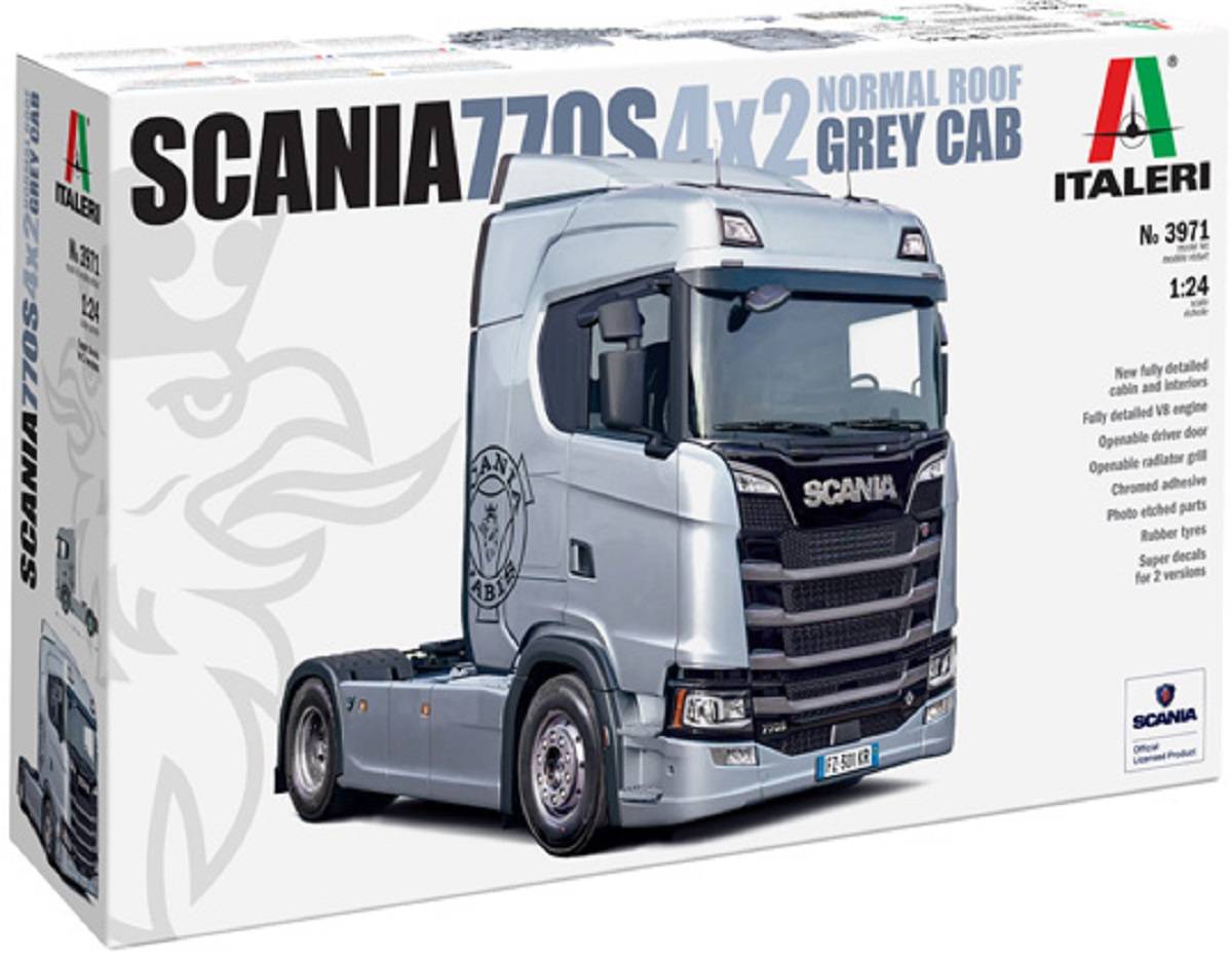 Scania S770 4x2 Normal Roof Grey Cab