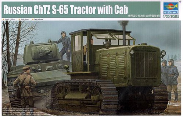Russian ChTZ S-65 Tractor with Cab
