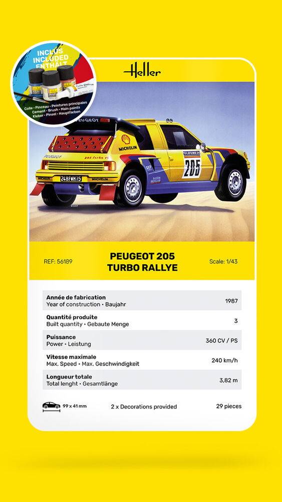 STARTER KIT Peugeot 205 Turbo Rallye – Image 5