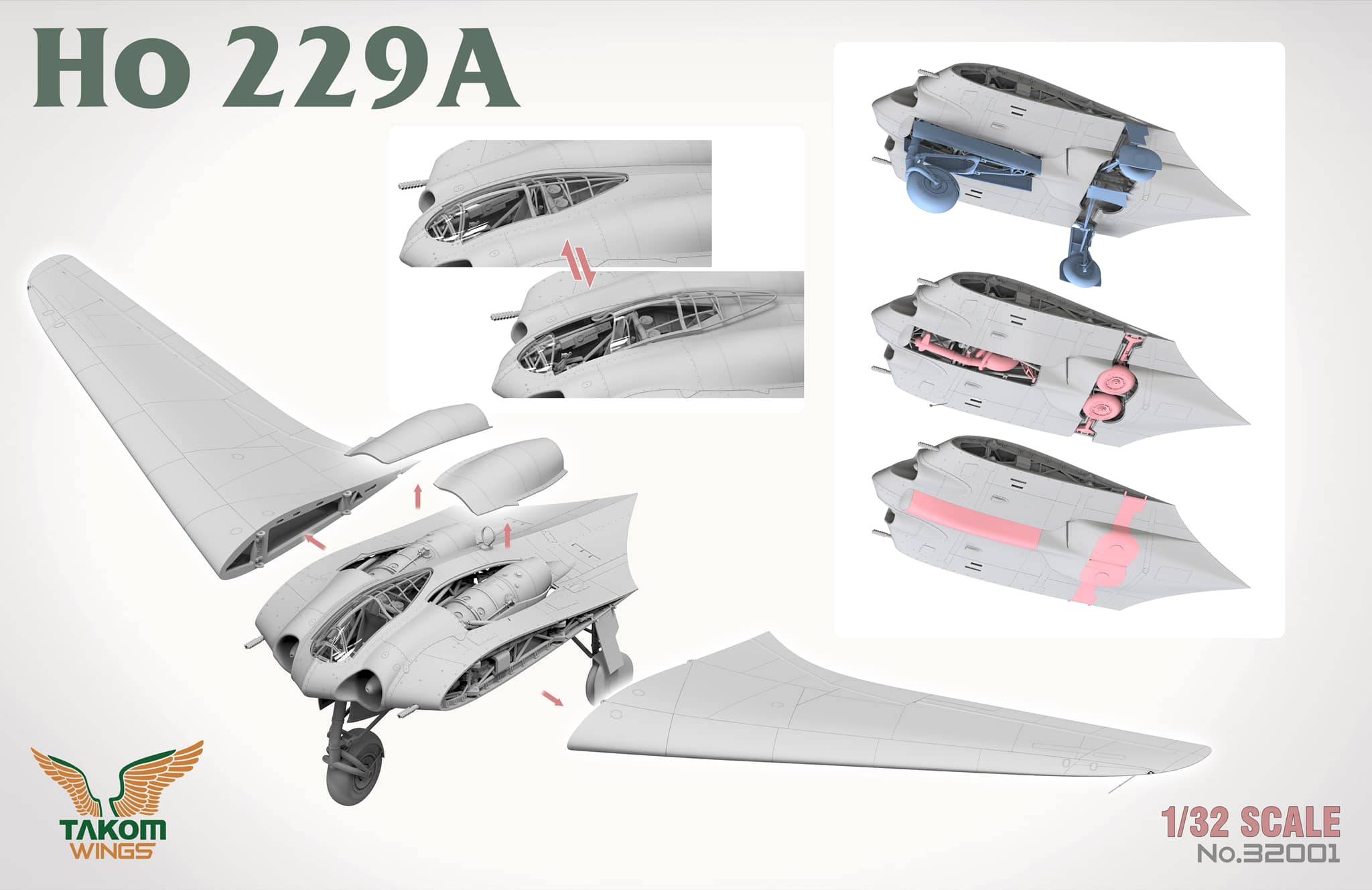 Ho 229 BOX 2 Ho229A+Ho229B+1/16Ho229 Pilot-Limited – Image 5
