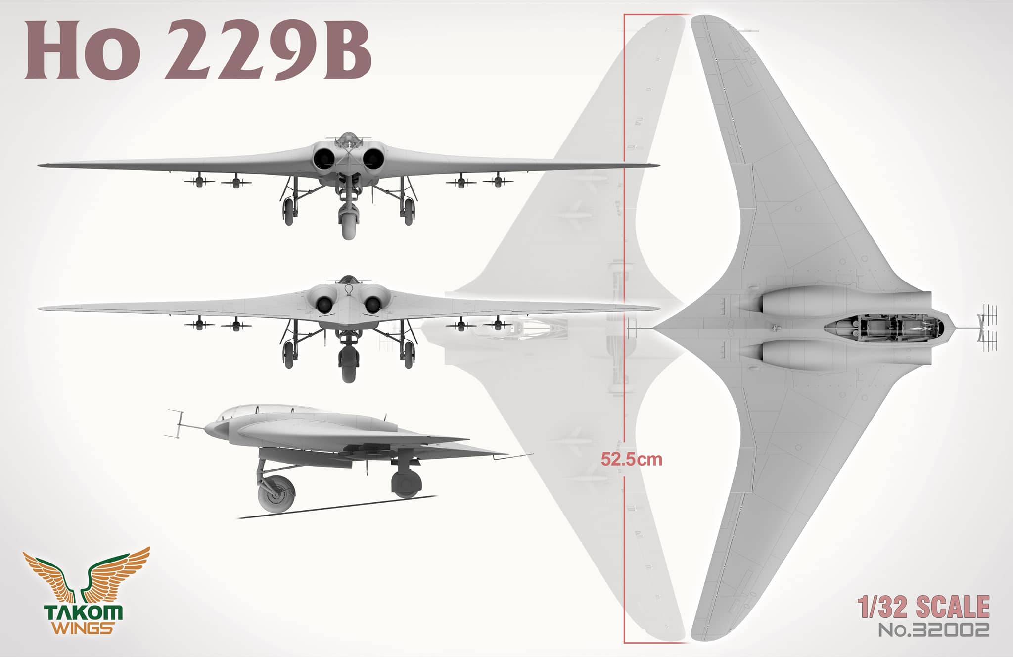 Ho 229 BOX 2 Ho229A+Ho229B+1/16Ho229 Pilot-Limited – Image 9