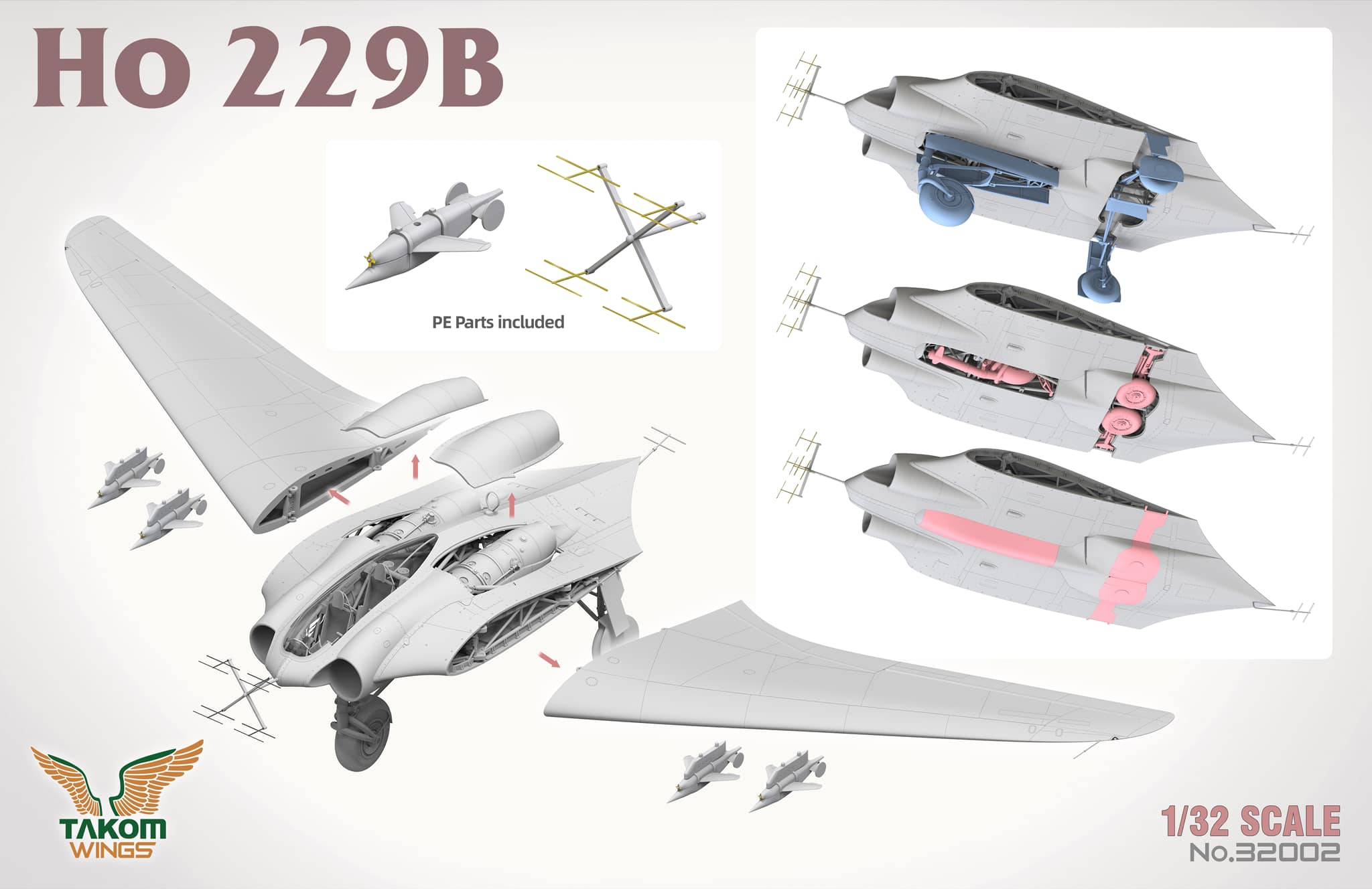 Ho 229 BOX 2 Ho229A+Ho229B+1/16Ho229 Pilot-Limited – Image 11