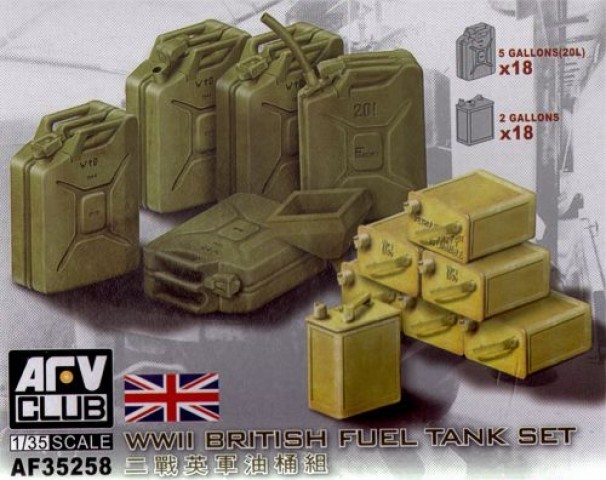 BRITISH FUEL TANK SET