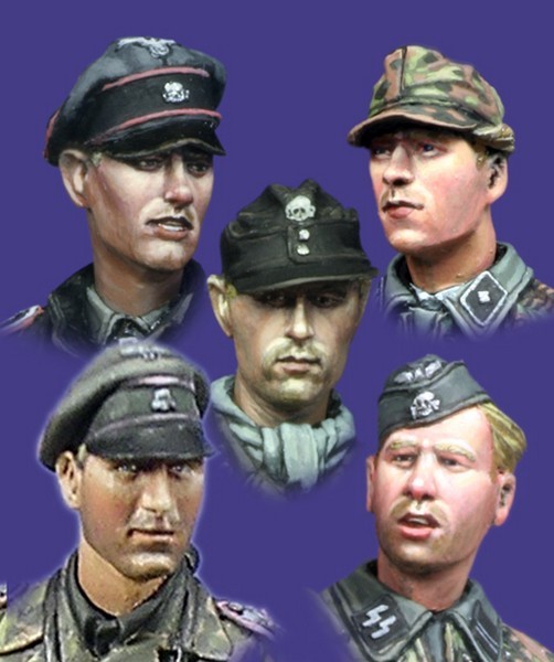 WSS Panzer Heads Set 1