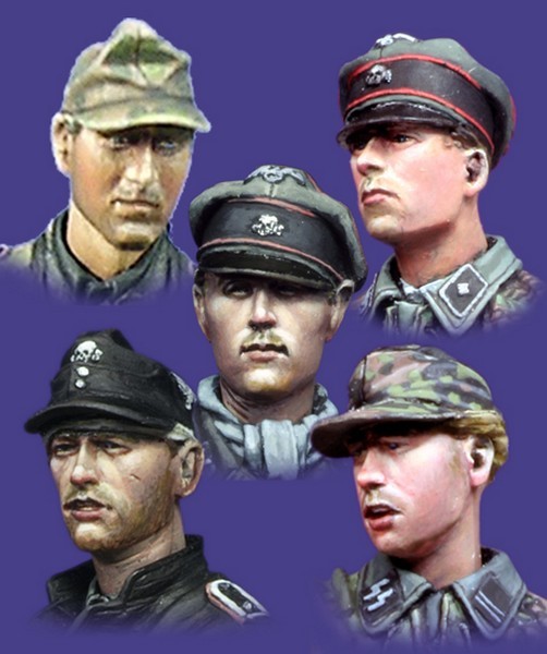 WSS Panzer Heads Set 2
