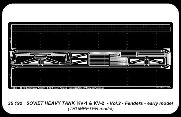 Fenders pour KV-I ou KV-II Soviet Heavy Tank Early model – Image 4