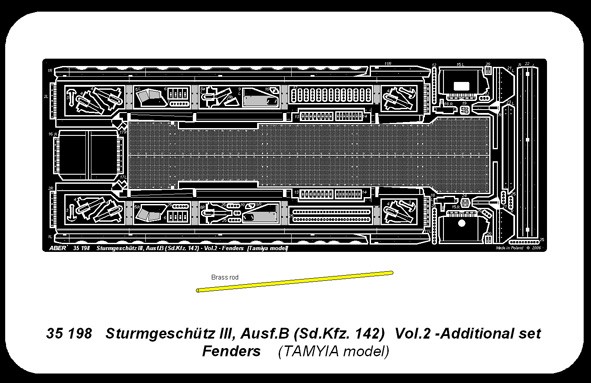 Fenders pour Sturmgeschutz III, Ausf. B Sdkfz 142 – Image 4