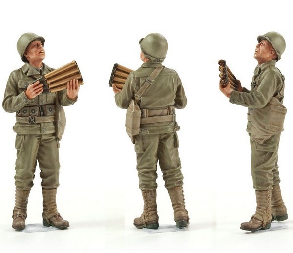 WW II BOFORS GUN CREW (I) - 4 FIGURES – Image 3