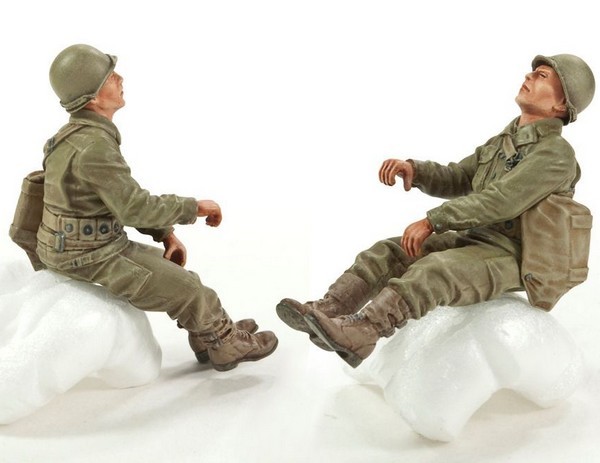 WW II BOFORS GUN CREW (I) - 4 FIGURES – Image 4