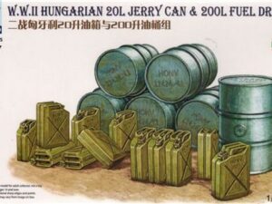 WWII Hungarian 20L Jerry Can & 200L Fuel Drum