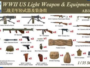 WWII US Light Weapon & Equipment Set