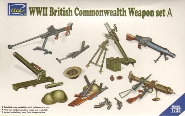 WWII British Commonwealth Weapon Set A