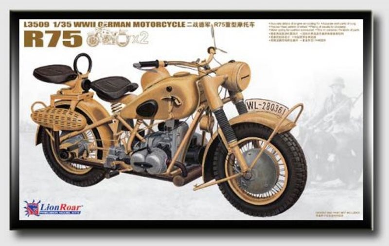 WWII German Motorcycle R75