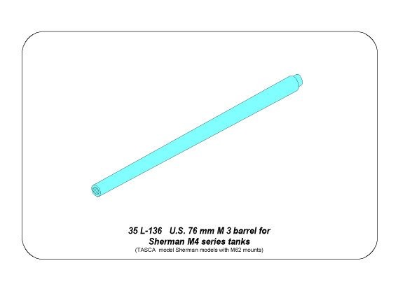 Fut de canon 76mm M1A1 pour Sherman M4 serie – Image 5