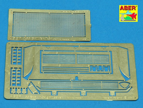 Grilles pour T-34 Tamiya