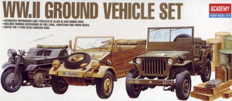 WWII Ground Vehicle Set
